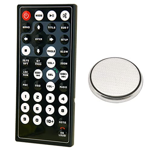 Replacement Remote Control for Dual Axxera Jensen Electronics Car Audio Digital Media Receivers Remote Control XDVD236BT DV526BT XDVD256BT DV527BT XDVD770BT XDVD176BT AXV150BT AVM101LH AVM700Ui