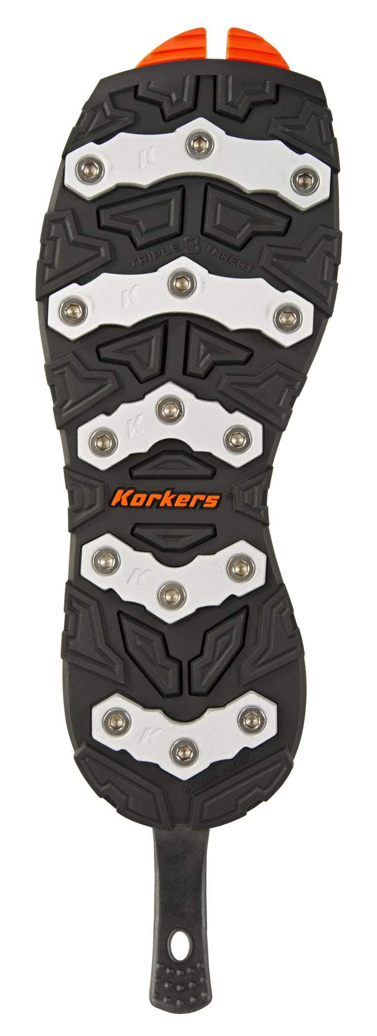 Korkers OmniTrax v3.0 Interchangeable Sole - Triple Threat Aluminum Bar - Size 11