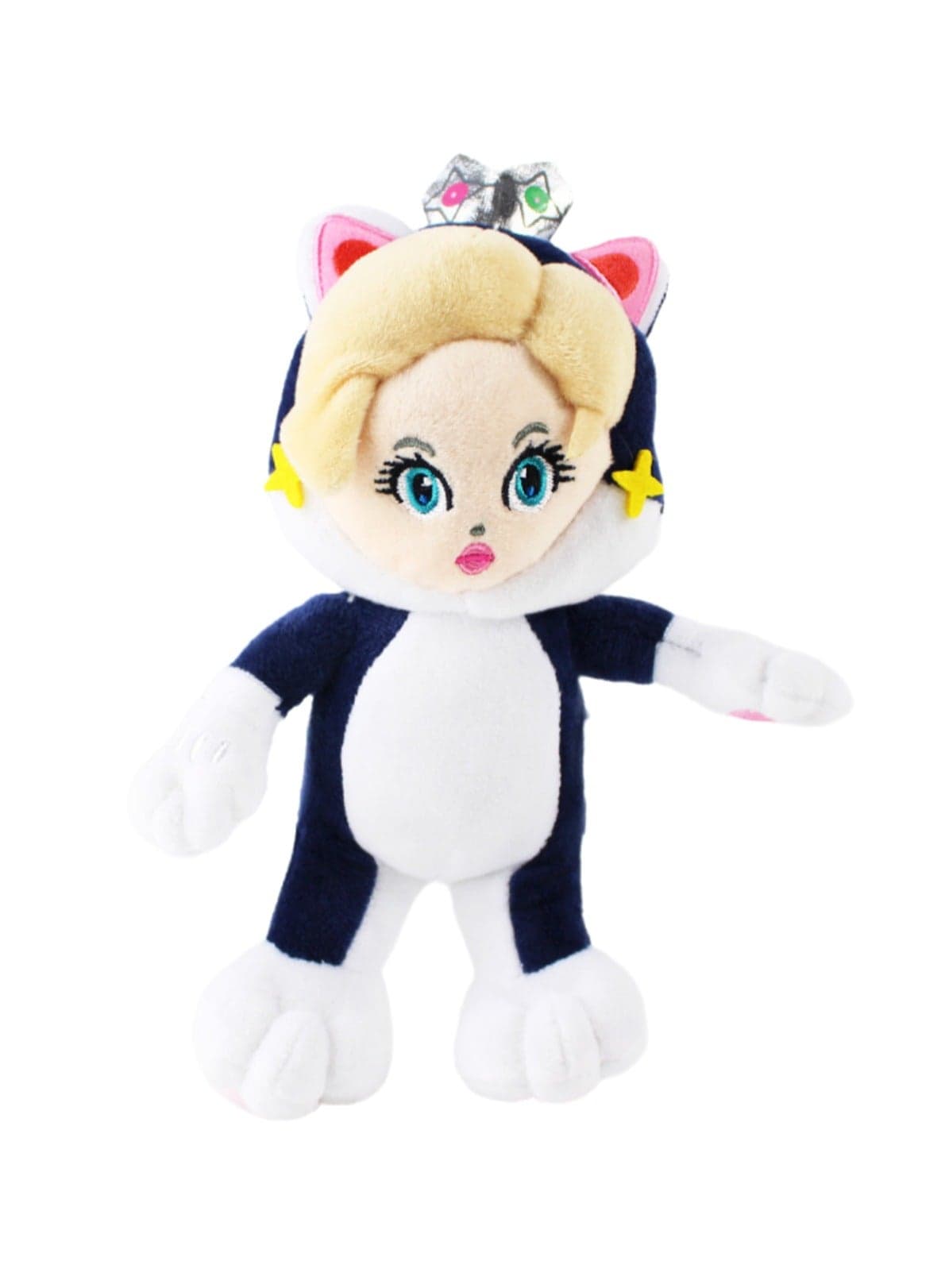 Super Mario Series 9-inch Cat Rosalina Plush Toy, Children's Birthday Gift, Home Decorations