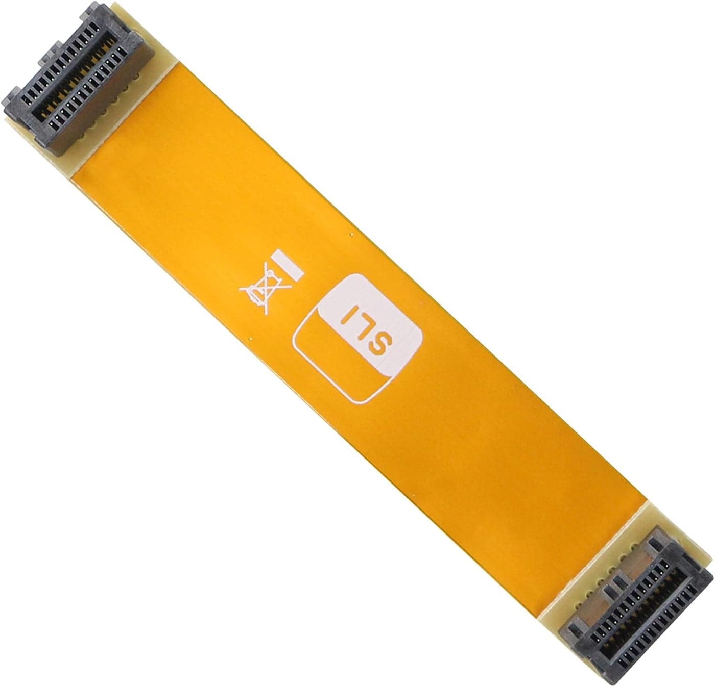 GELRHONR SLI Bridge 2 Way10cm 26pin Flexible Graphic Card PCIe Connection Cable for Dual Nvidia GPUs Graphic Card Crossfire Interconnect N Card