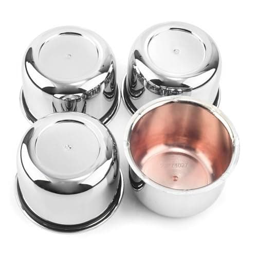GTownWorks 4Pcs 83MM 3.25inch Wheel Center Caps for Weld Racing Wheels Rims, Fit 3.25" Center Bore Chrome Hub Covers
