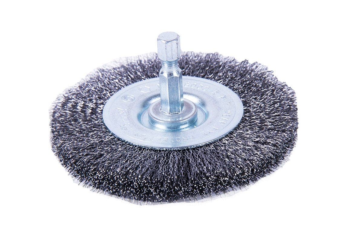 Forney 72792 Wire Wheel, Fine Crimped with 1/4" Shank, 3"