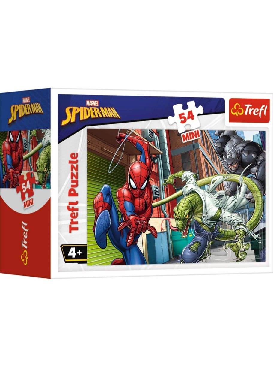 Trefl Marvel Spider-Man Time for Spider-Man Mini 54-Piece Jigsaw Puzzle