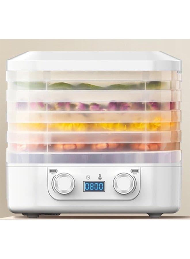 Electric Food Dehydrator with 5 Trays Tiers,Smart Electric Dryer with Digital Timer and Temperature Control,Low Noise Food Dehydrator Machine,for Fruit Vegetable Meat Beef Fish Snack