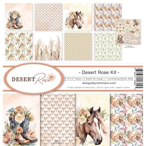 Reminisce Desert Rose Scrapbook Collection Kit
