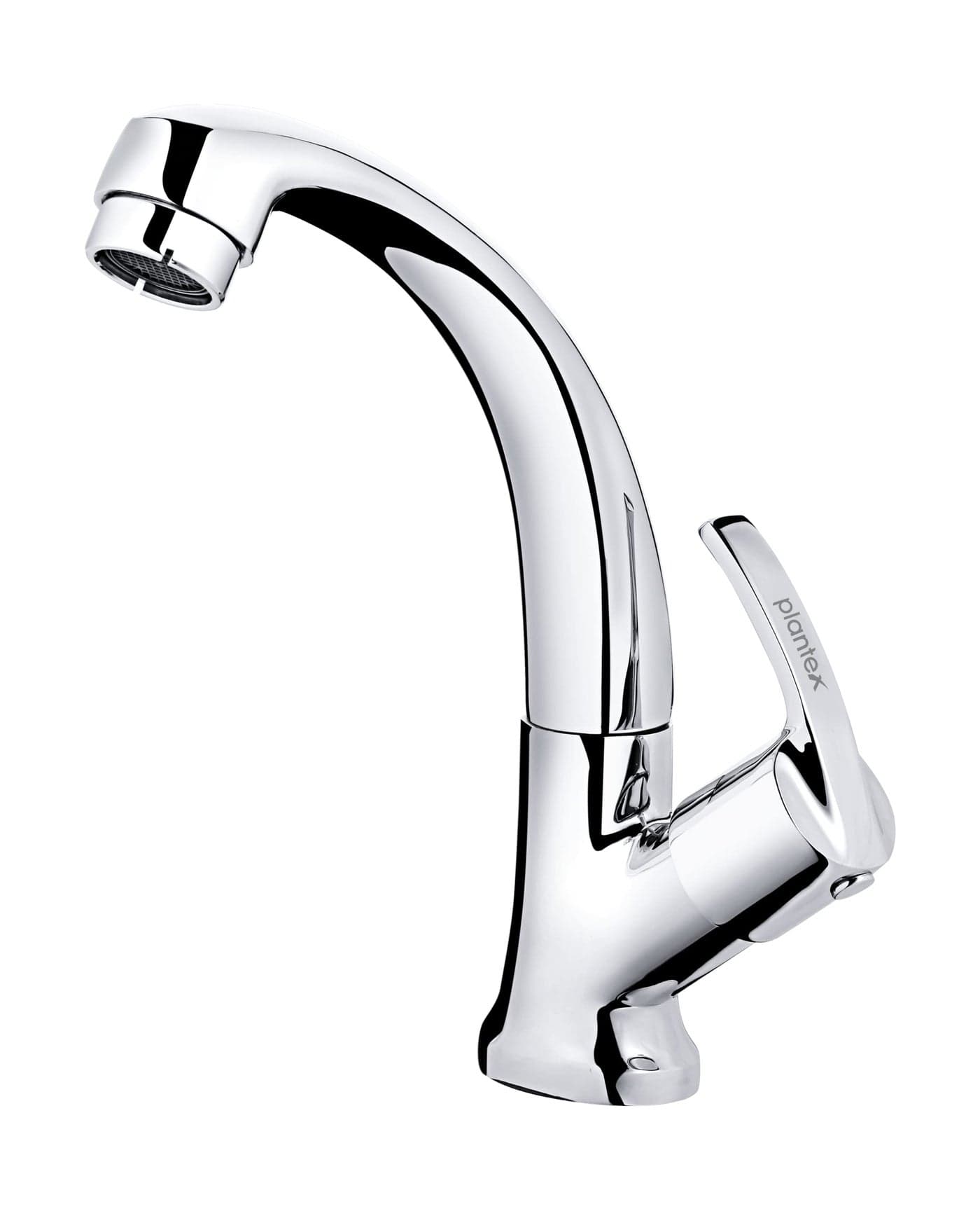 Plantex Pure Brass Pillar Tap for Wash Basin with 360° Swivel Spout for Sink Tap with Water Saving Aerator with 7 Year Warranty (AQ-1412-Chrome)