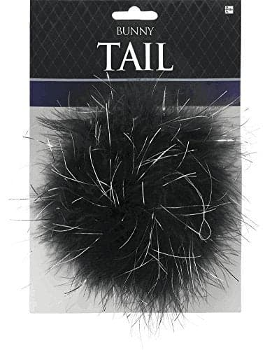 amscan Black Bunny Tail One Size 1 Pc