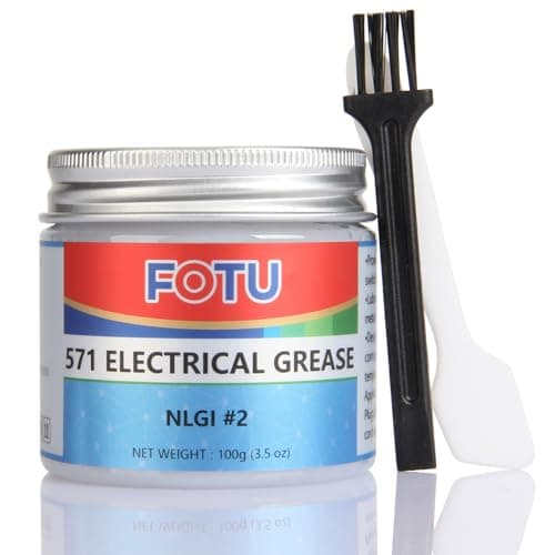 FOTU 571 Electrical Contact Grease,Conductive Grease Electrical Connections, Prevent Wiring and Other Electrical Connections Against Salt, Dirt, and Corrosion (1-Pack, 3.5 Oz)