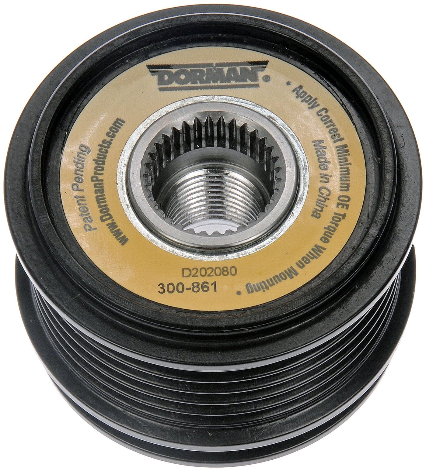 Dorman 300-861 Alternator Pulley Compatible with Select Models