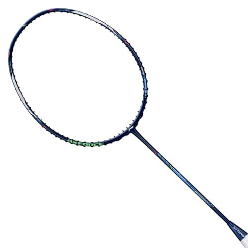 Li-Ning Axforce Cannon Pro Unstrung Badminton Racquet for Professional Players|5U6|75-79 Grams|Carbon Fiber, Head Heavy|Maximum String Tension - 27lbs | Dark Purple Blue