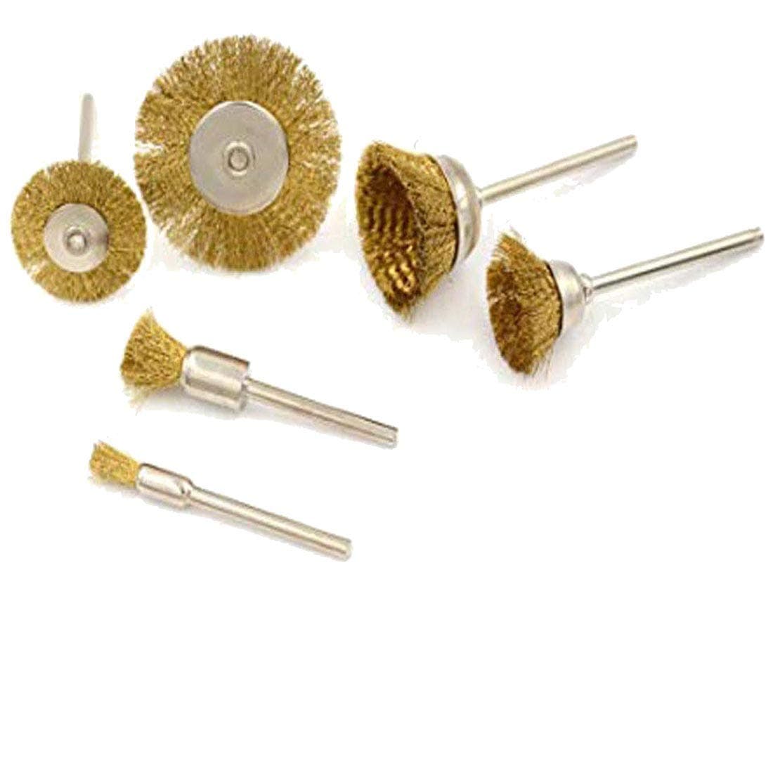 DIY Crafts Pack Of 1 Pc, Rotary Wire Wheel, Abrasive Tools 5 Pieces Rotary Wire Wheel Brush with 3 Attachments Set for Drills Sandin (Pack Of 1 Pc, Rotary Wire Wheel)