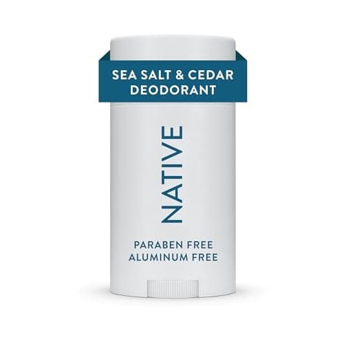 Native Deodorant Natural Deodorant for Men Aluminum Free with Baking Soda Probiotics Coconut Oil and Shea Butter Sea Salt Cedar