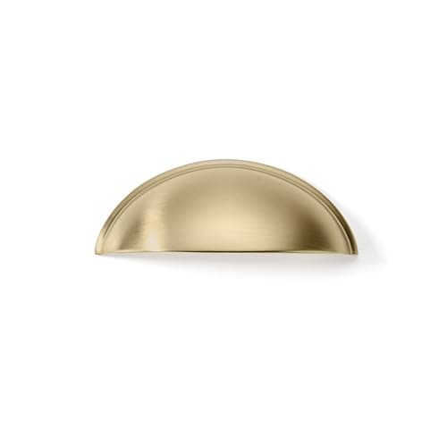 khtumeware 20 Pack 2-1/2" Drawer Pulls Champagne Bronze Cabinet Cup Pulls Kitchen Hardware Cabinet Handles Drawer Handles Knobs 2.5 inch Hole Center