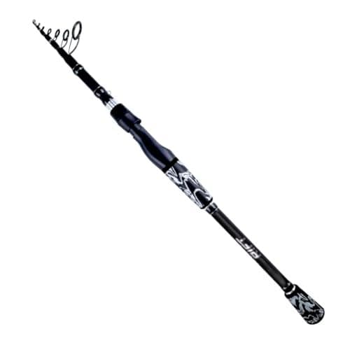 RIFT Venture Telescopic Fishing Rods Rubber Grips Fuji Guides Carbon Fiber Rod Durable Solid Carbon Tip Floating Guides Spinning Casting Travel Rod