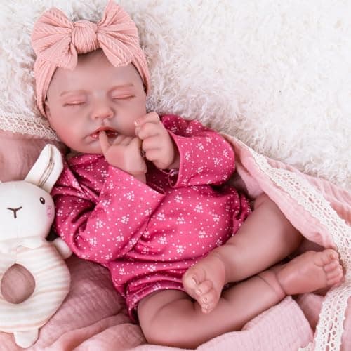 Aori Reborn Baby Dolls Girl 20Inch Realistic Real Life Baby Doll Newborn Lifelike Real Looking Baby Girl with Soft Body Great Gift Set for Kids Parentstobe Grandparents