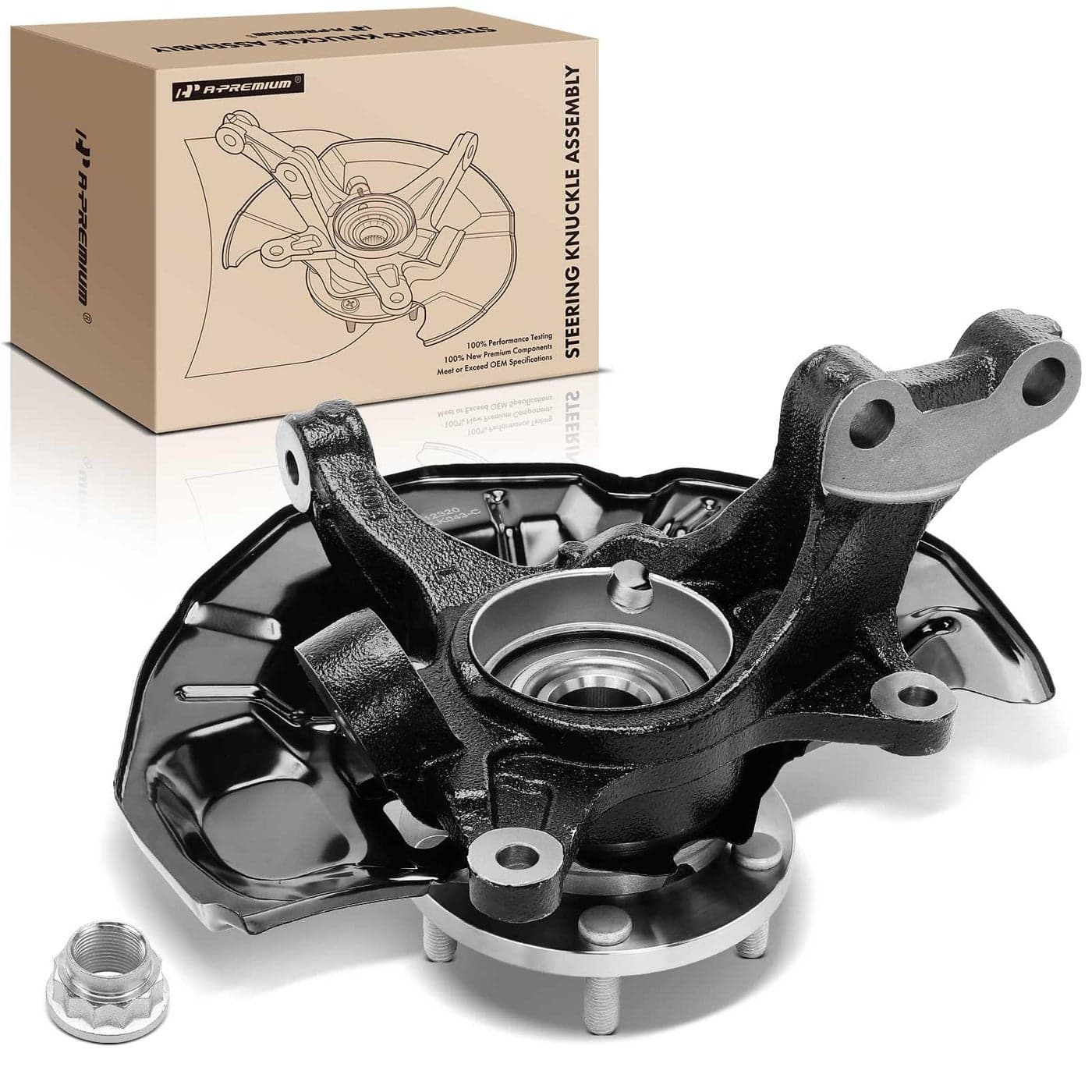 APremium Front Left Steering Knuckle Wheel Bearing Hub Assembly Compatible with Toyota Camry 20072011 Lexus ES350 20072012 Driver Side