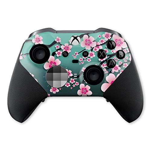 Cherry Blossom X-box Elite Controller Series 2 Limited Edition by DreamController. Custom Elite Series 2 Controller for X-box One/Series X/S. with Advanced Hydro-Dip Paint Technology (Not Just a Skin)