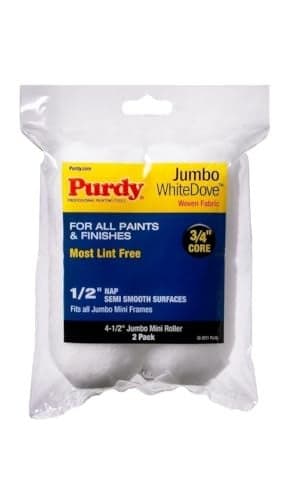 Purdy WhiteDove Jumbo Mini Roller Cover 412 in x 12 in 2 count