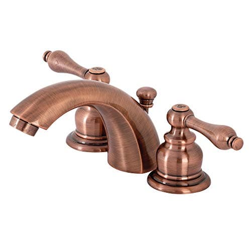 Kingston Brass KB946AL Victorian MiniWidespread Bathroom Faucet Antique Copper