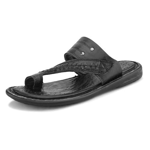 Centrino Men's Slippers | Kolhapuri Style Chappals with Soft Cushioned Footbed | Comfortable & Durable | Traditional Yet Stylish Footwear for Men 9541-1