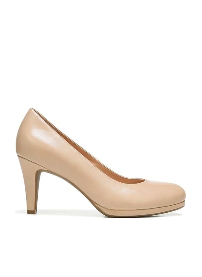 Naturalizer Womens Michelle Pump Tender Taupe Leather 6 M