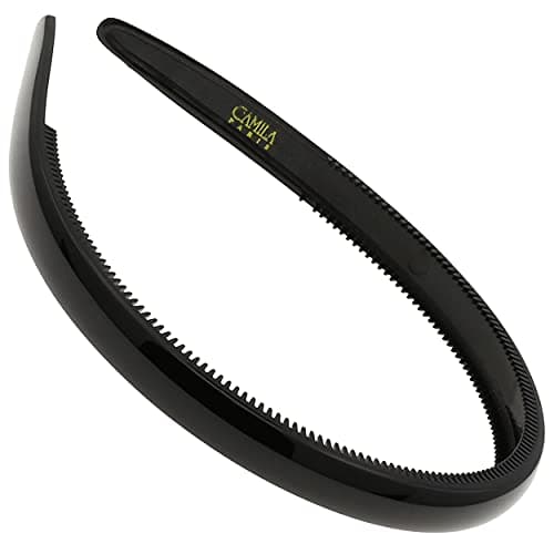 Camila Paris CP3011 French Fashion Headband for Women Very Flexible with Teeth for Strong Hold Grip Womens Hairband No Slip Durable Styling Girls Hair Accessories Made in France with Cellulose