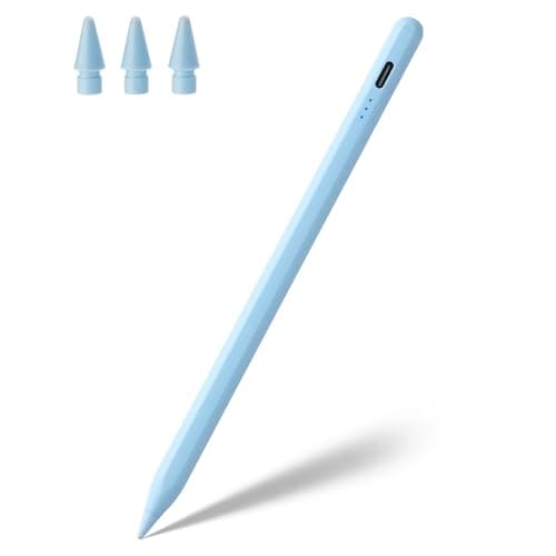 Stylus Pen for iPad A16 11th 10th 9th 8th 7th 6th Generation iPad Pro 129 11 13 inch M4 iPad Air M3 M2 5th 4th 3rd Gen iPad mini A17 Pro 7 6 5 for Apple Pencil Pro 1st 2nd Gen Alternative Blue