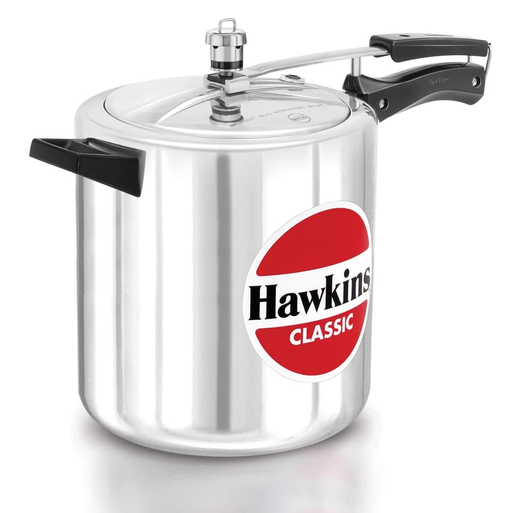 Hawkins Aluminium 8 Litre Classic Pressure Cooker Tall Design Inner Lid Cooker Big Cooker Silver Cl8T