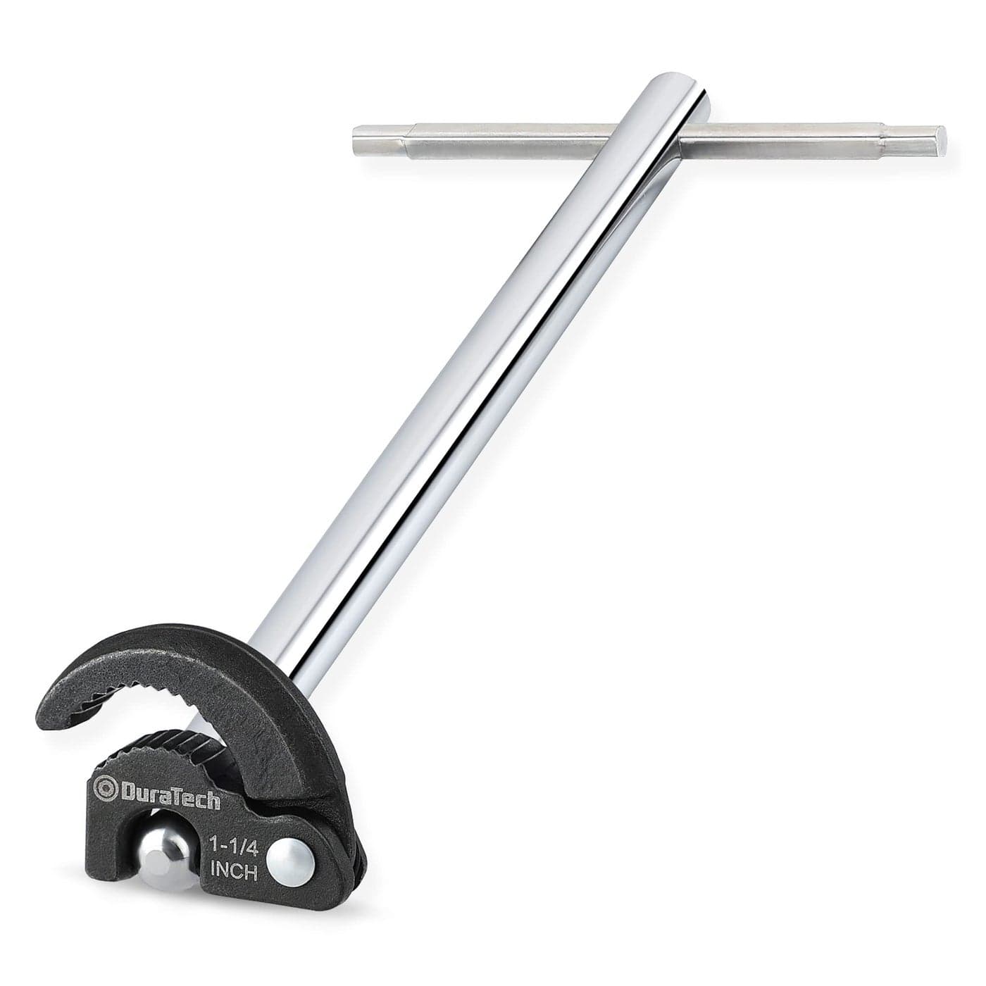 DURATECH 11 Basin Wrench Sink Wrench Adjustable Tap Nut Spanner Basin Spanner Capacity of 38 to 114 for Fixing Back and Union Nuts Under Sink