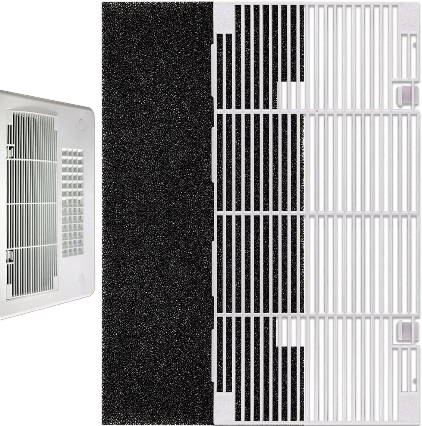 weideer RV A/C Ducted Air Grille with Filter Replacement
