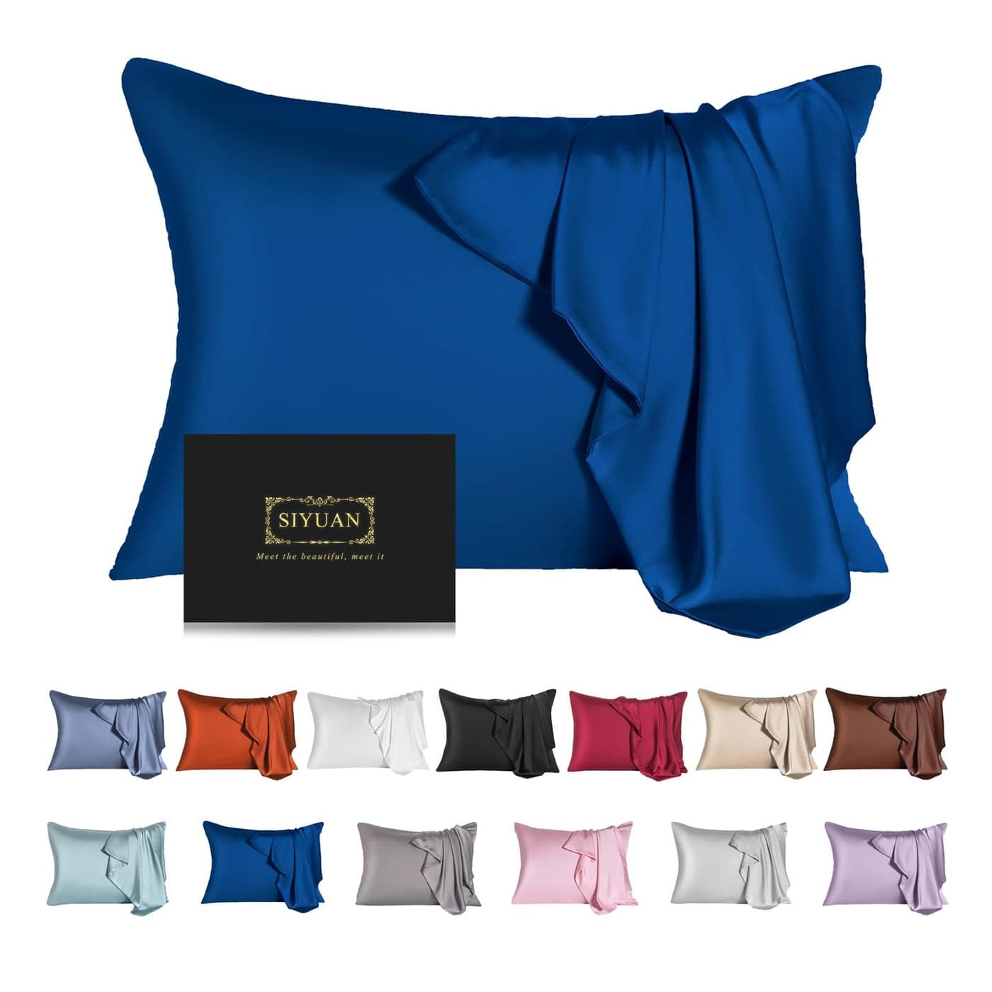 Mulberry Silk Pillowcase for Hair and SkinToddler Size Kids Silk Pillow Case with Hidden ZipperAllergen Proof Dual Sides Soft Breathable Smooth Silk Pillow CoverToddlerGem Blue
