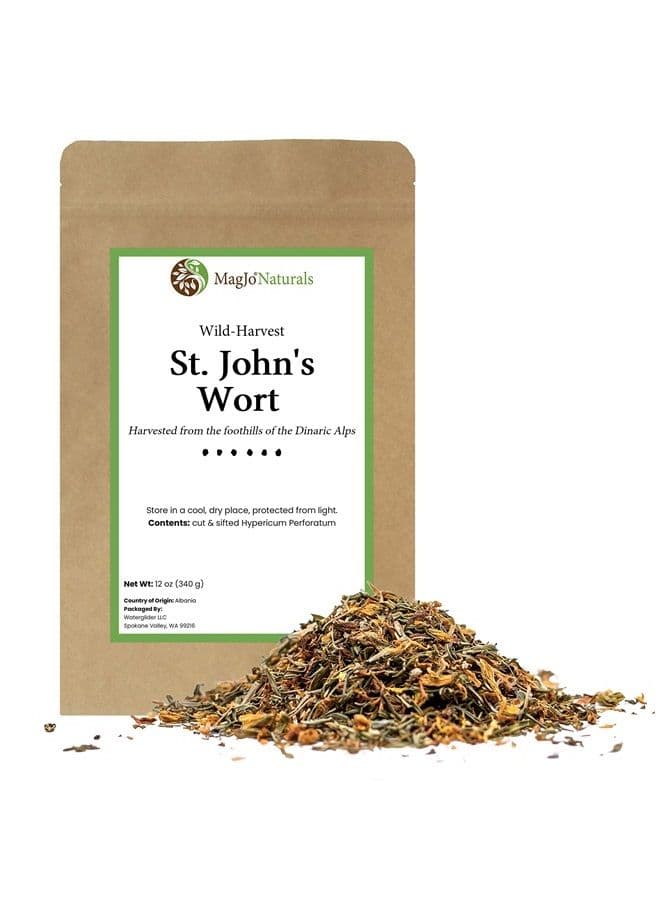 St. John's Wort Herb Cut & Sifted, (12 ounce)