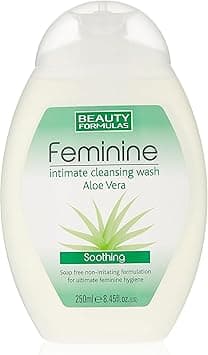 Beauty Formulas Feminine Aloe Vera Soothing Intimate Cleansing Wash