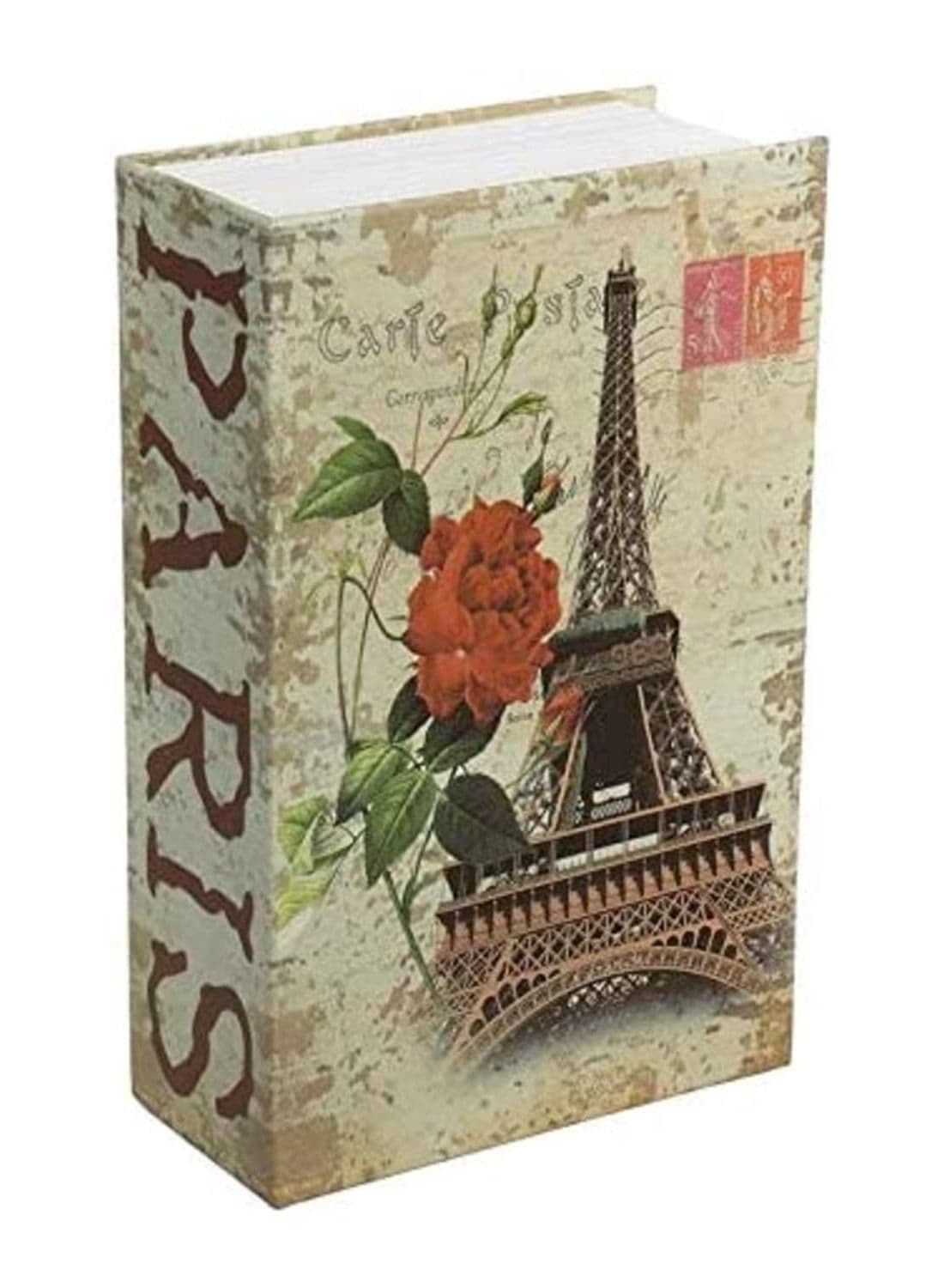 Book Safe with Key Lock Home Dictionary Diversion Secret Book Metal Safe Lock Box 18*11.5*5.5cm