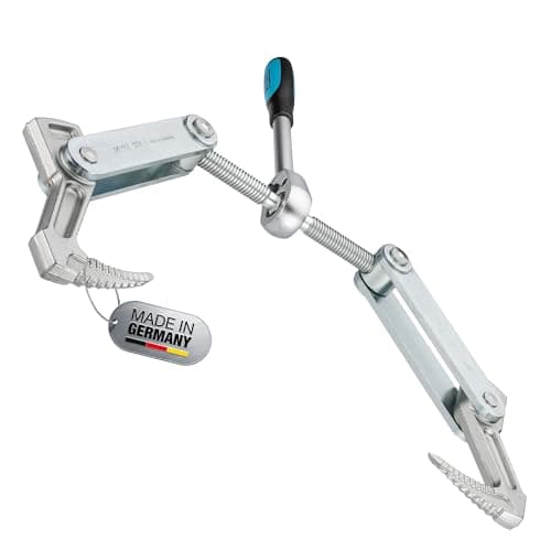HAZET Beam Puller 1774-1 I Clamping Stroke: 4.53 Inches, Total Width: 17.32 Inches, Ratchet Length: 10.83 Inches, Trapezoidal Thread TR 16 X 5 I For Clamping, Pulling and Compressing Timber