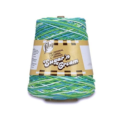 Lily Sugarn Cream Cotton Cone Yarn 14 oz Potpourri 1 Cone