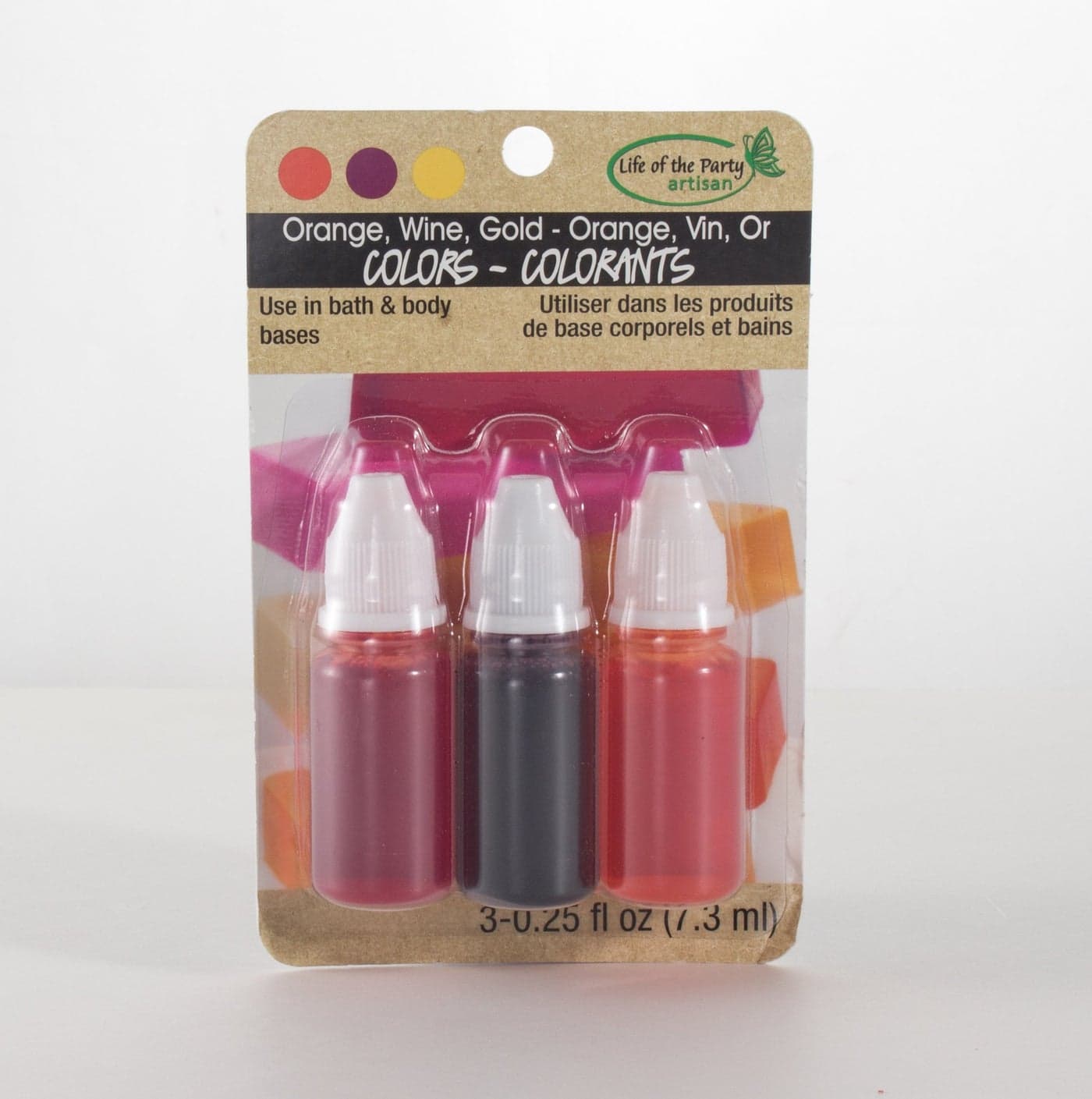 Life of the Party Orange Wine GoldLiquid Colors3 Pack53009