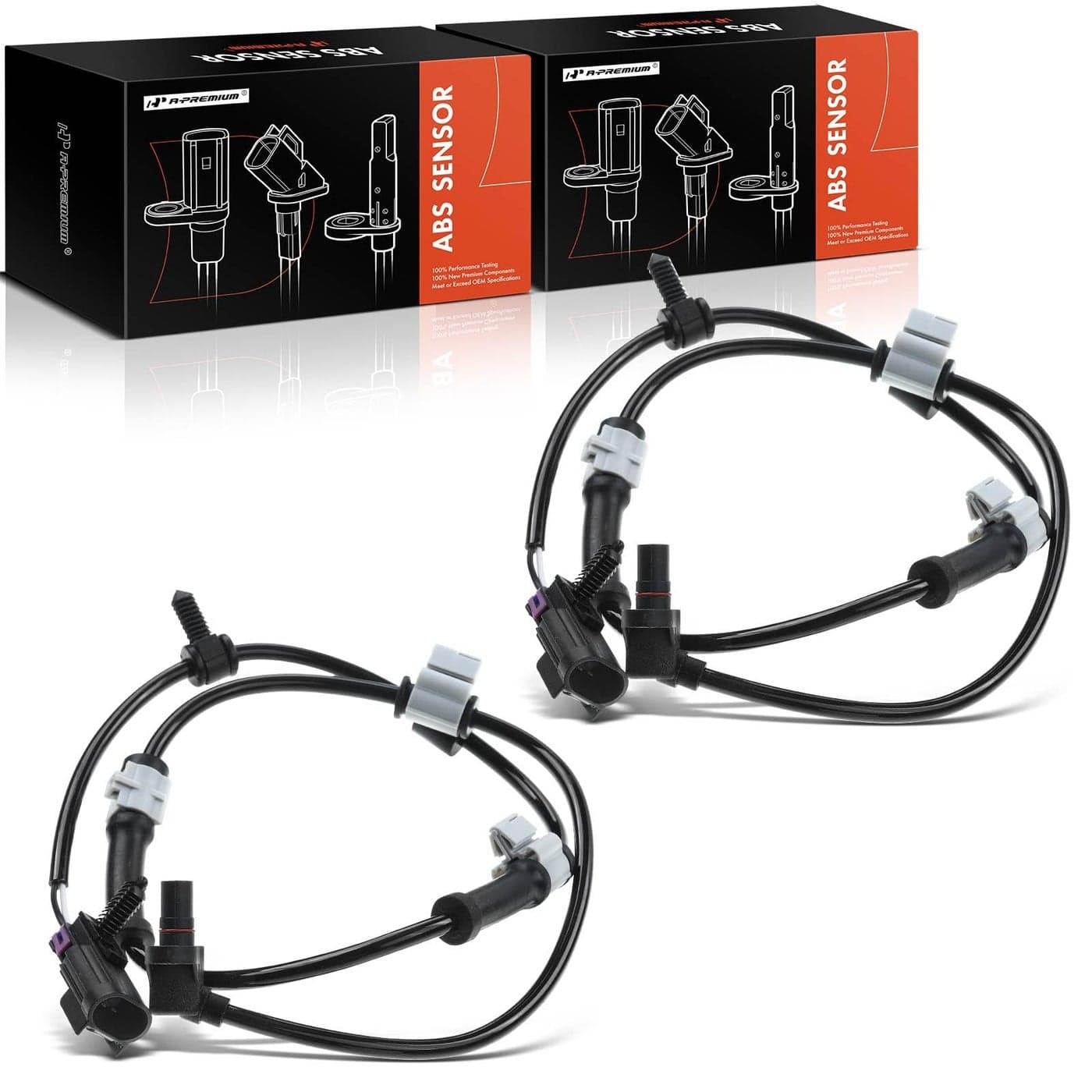 APremium ABS Wheel Speed Sensor Compatible with Oldsmobile Buick Saab Chevy GMC Models 97x Trailblazer EXTEnvoy XL 20022006 TrailblazerEnvoy 20022009 Bravada Envoy XUV Rainier SSR