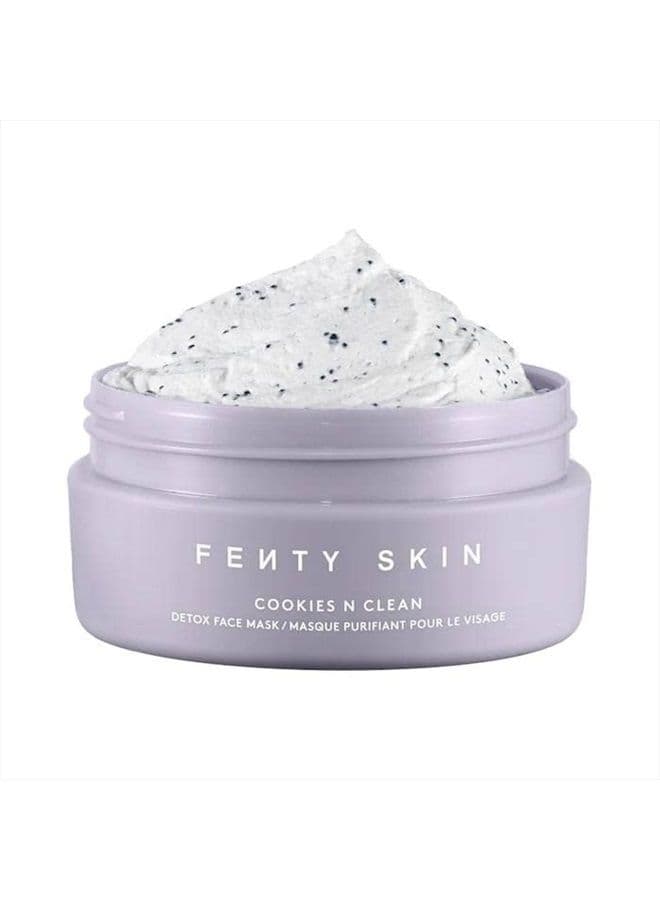 Cookies&Clean Whipped Clay Detox Face Masque with Salicylic Acid, 2.5 Ounce (Pack of 1)