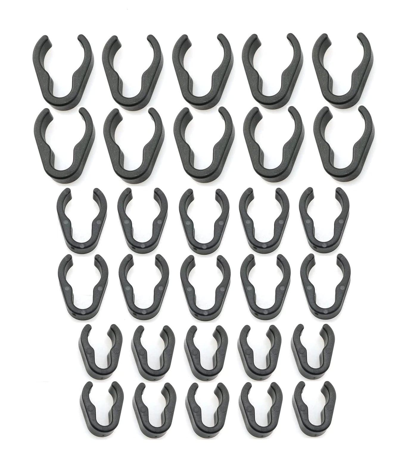 Mateda Mic Cable Clips - 30Pcs Universal Mic Boompole Clips