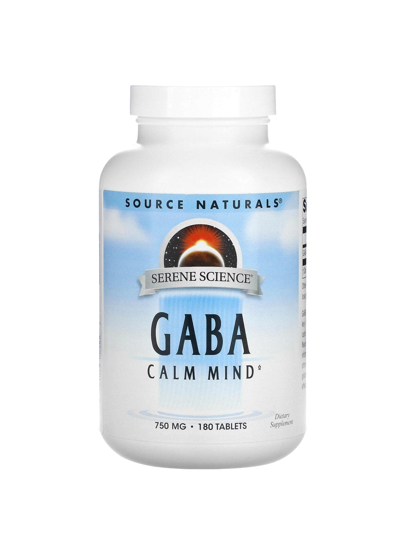 Serene Science®, GABA, 750 mg, 180 Tablets
