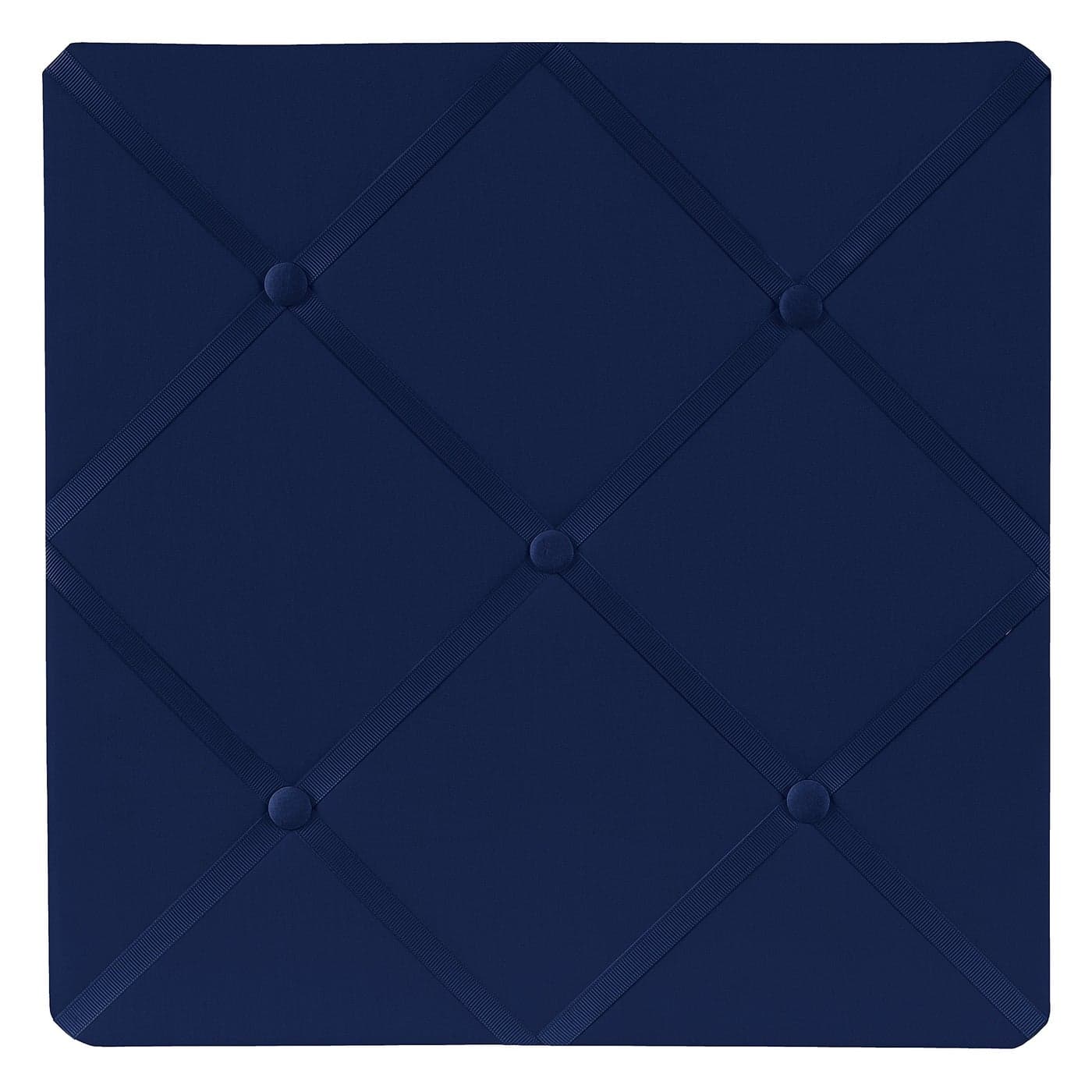 Navy Blue Fabric MemoryMemo Photo Bulletin Board