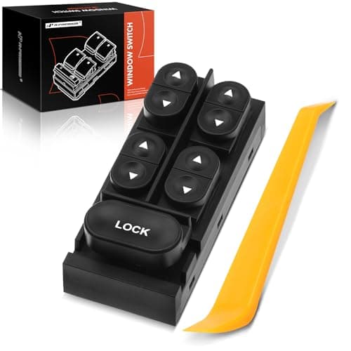 A-Premium Power Master Window Switch Compatible with Ford Mustang F-350 Explorer Taurus Tempo & Mercury Sable Topaz, Front Left Driver Side, Replace # E9DZ14529A