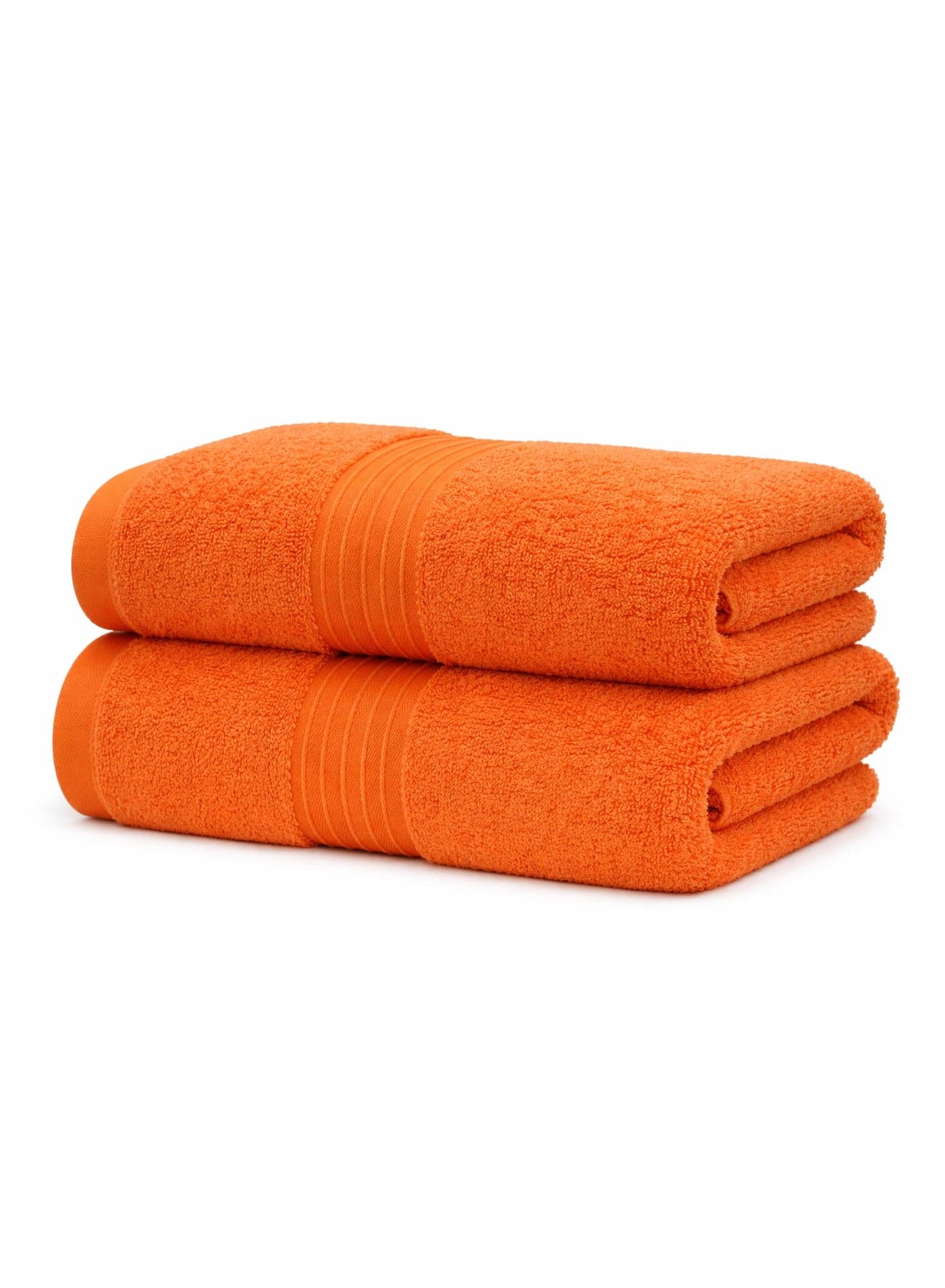 Bliss Casa 2-Piece 100% Combed Cotton Bath Sheets (90x180 cm) - 550 GSM Large Bath Towels Quick Dry Highly Absorbent - Thick Soft Hotel Quality Bathroom Towels for Bath and Spa