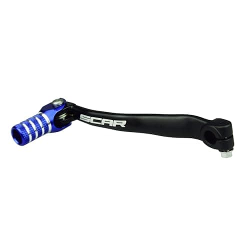 SCAR Folding Gear Shift Lever Shifter Pedal Forged Compatible with Yamaha YZ 65 85 YZ65 YZ85 99-25 - Blue