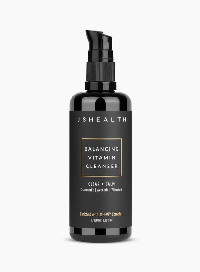 Facial Cleanser - Gentle Face Cleanser and Face Wash for Women and Men with Vitamins C & E, Avocado Oil, & Chamomile