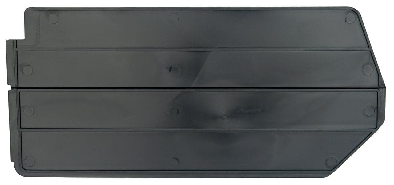 AkroMils 40220 Plastic Length Dividers for AkroBins Stackable Storage Bins Model 30220 Custom Storage Inserts for Tools Crafts Supplies 6Pack Black