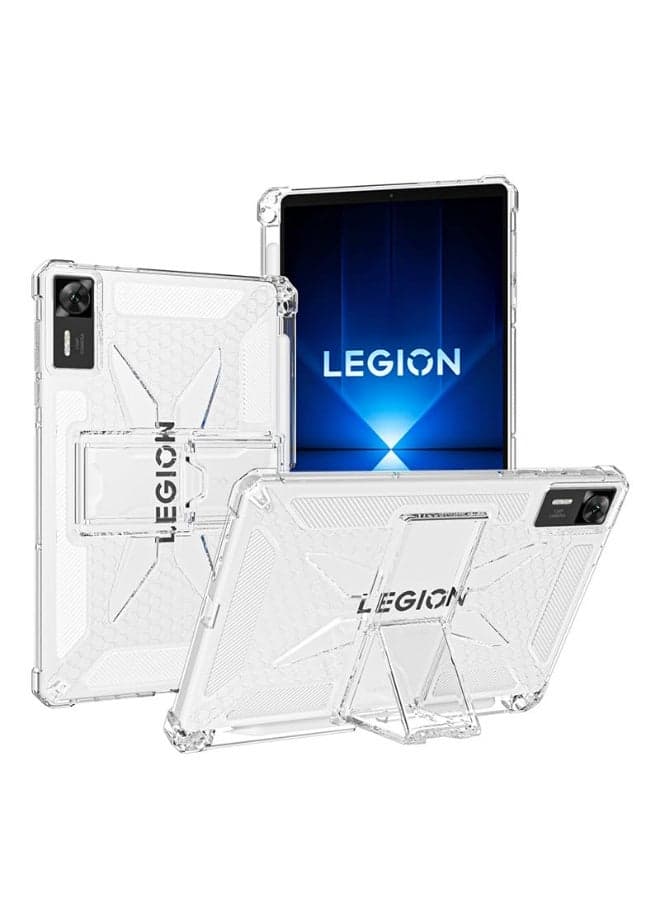 Clear Case Compatible with Lenovo Legion Y700 (4th Gen) (8.8 inch) (2025), Built-in Stand Pen Slot, Anti-Yellowing Protective Cover for Lenovo Legion Y700 4 Gen