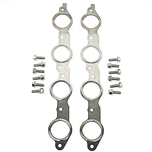 Michigan Motorsports LS Exhaust Manifold & Header Gasket Pair with Bolts - MLS Style - Fits 4.8L 5.3L 5.7L 6.0L 6.2L LS Engines - Replaces Factory GM #12617944 Gaskets