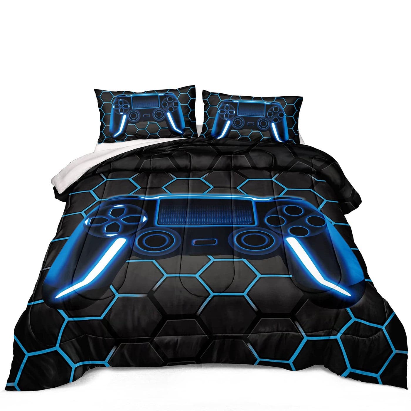 ZJian HOME Boys Comforter SetGaming Bedding for Kids TeenGame Console Comforter Set for Gamer Room DecorcomforterGame41Full